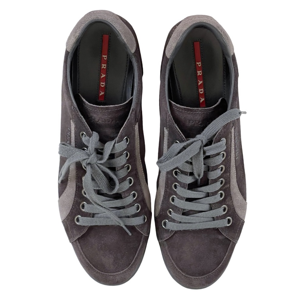 Prada Men’s Suede Casual Sneakers | size 12